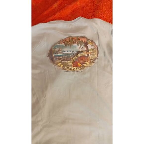 Paradise shores double extra large t-shirt front and back logo in excellent cond - Picture 4 of 5